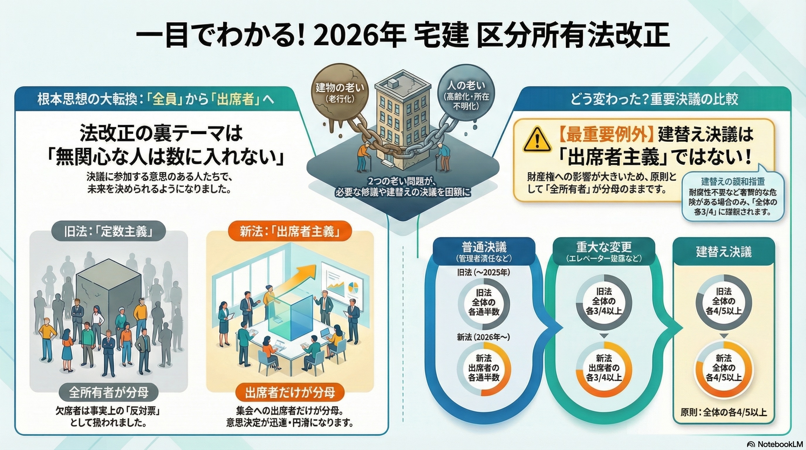 区分所有法改正インフォグラフィック