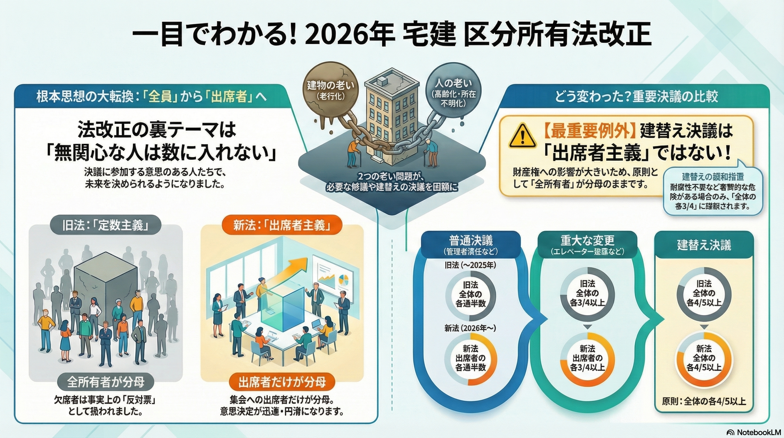 区分所有法改正インフォグラフィック